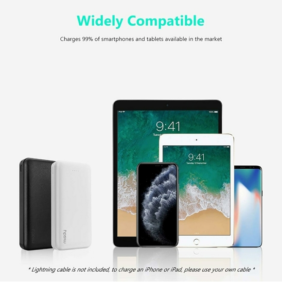 Miady 2-Pack 20000mAh Portable Charger Power Bank, Dual USB Output and USB-C - Picture 6 of 7